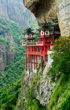 Chinese Temple In Mountainside