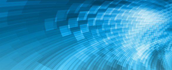 Aufkleber - abstract background, blue perspective website banner