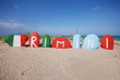 Rimini, souvenir on colourful stones