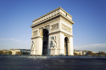 Arc de Triomphe in Paris, France