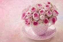 Pink Vintage Rose