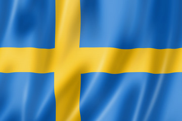 Wall Mural - Swedish flag