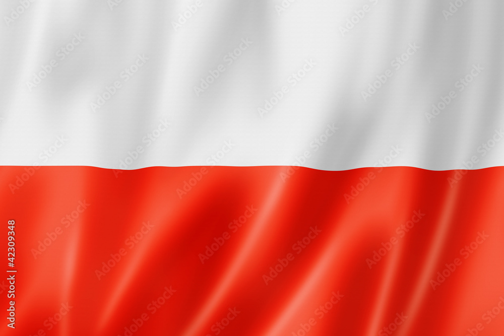 Polish flag - obrazy, fototapety, plakaty 