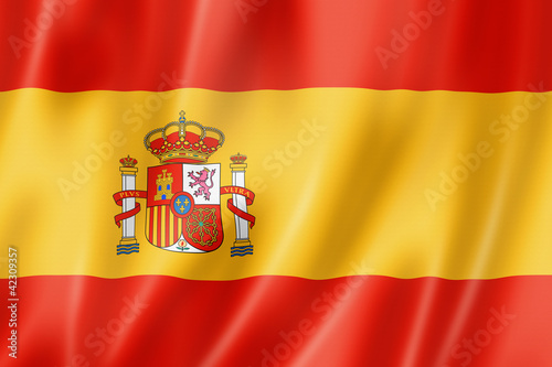 Fototapeta na wymiar Spanish flag