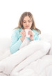 © Acronym - A young and happy brunette Caucasian woman relaxing