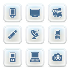 Sticker - Internet icons on buttons 16