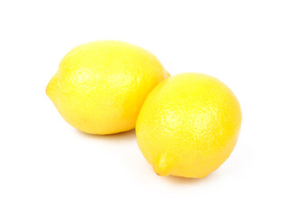 Wall Mural - Lemon fruit isolated on white background