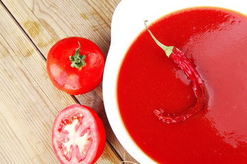 Wall Mural - diet tomato soup