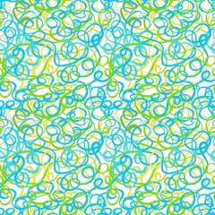  Seamless abstract curly wave pattern