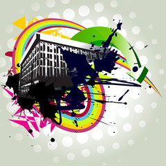 Wall Mural - vector building abstract