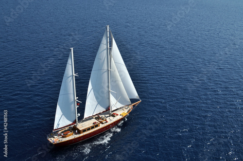 Foto-Doppelrollo - sailboat (von Enisu)