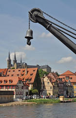 Canvas Print - Kran in Bamberg