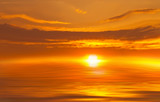 Fototapeta Zachód słońca - Abstract Sunset at Sea