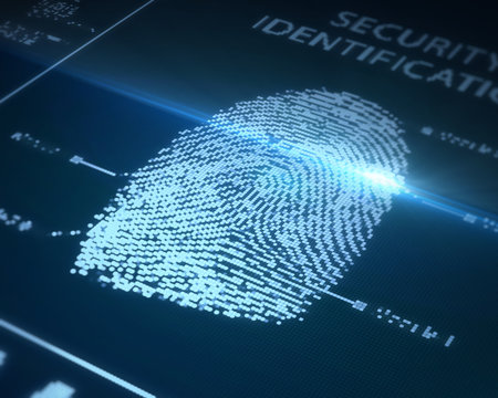ngerprint is being scanned