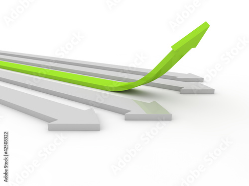 leadership concept 3d render illustration