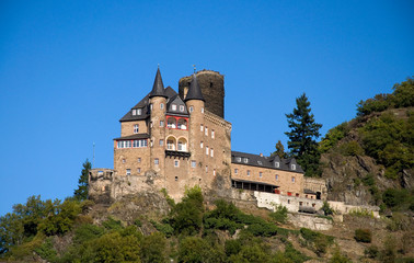 Sticker - Burg Katz - Loreley - Deutschland