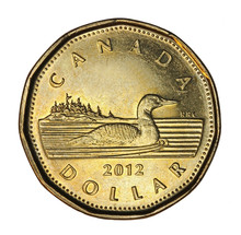 Canadian Loonie One Dollar Coin