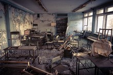 Abandoned School In Chernobyl 2012 March 14