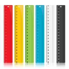 Set Of Colorful Rulers
