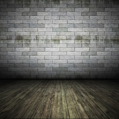  brick wall floor