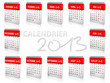 calendrier 2013 carnet à spirales