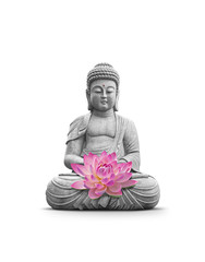 Fotomurales - Bouddha et Meditation