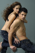 © fancy123 - Sexy young couple wearing jeans
