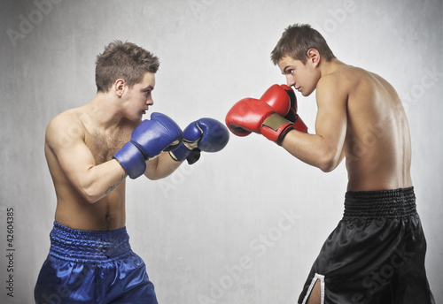 Tapeta ścienna na wymiar Boxe match