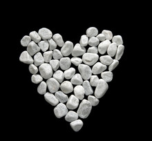 Heart In White Stones