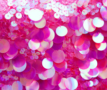 Pink Sequins Pattern Texture Background