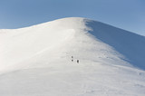 Fototapeta  - Hike in a winter Tatra mountain