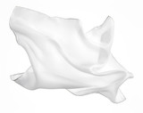 Fototapeta  - Pañuelo SEDA blanco - white silk scarf