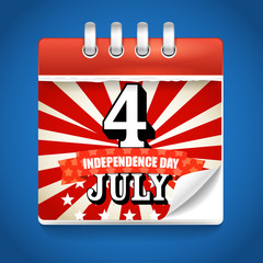 Poster - Paper diary. Today is The Independence Day