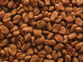 Sticker - close up of fenugreek seeds food background