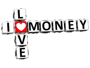 Poster - 3D I Love Money Crossword