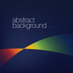 Poster - Colorful lines background.Vector, EPS8