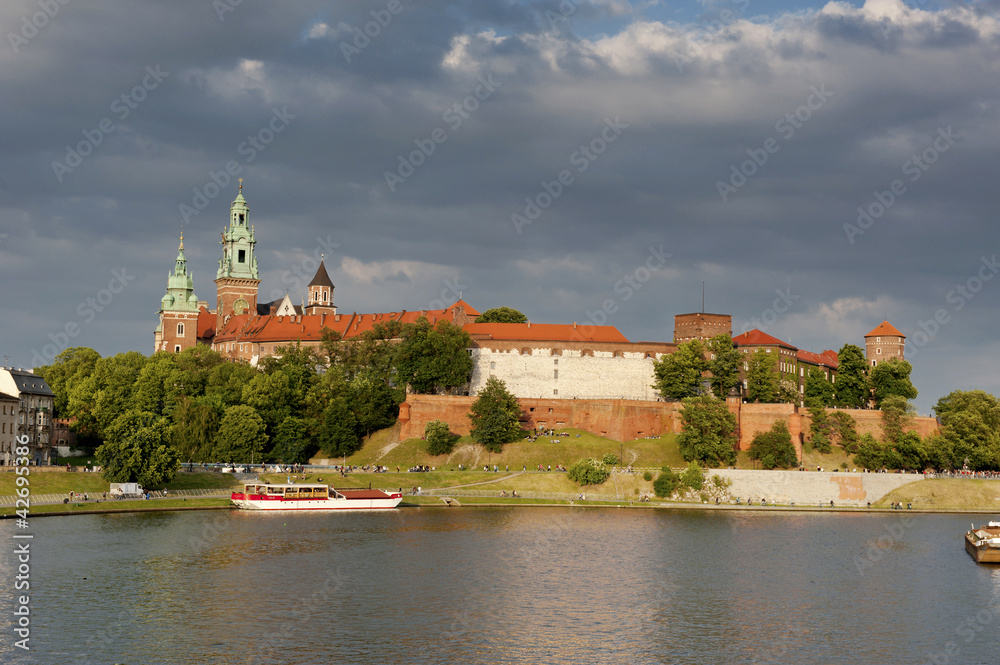 Wawel castle in Krakow - obrazy, fototapety, plakaty 