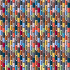 Wall Mural - Geometric multicolored seamless vector