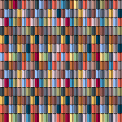 Wall Mural - Geometric multicolored structure