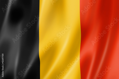 Naklejka ścienna Belgian flag