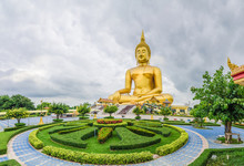 Big Buddha Statue At Wat Muang, Thailand