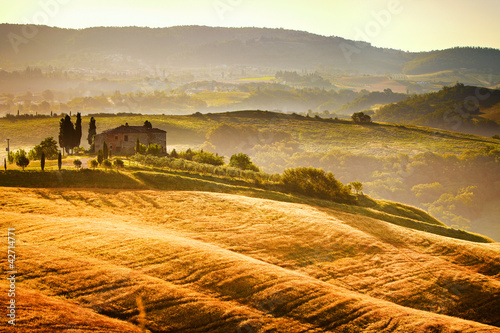 Naklejka na szafę View of typical Tuscany landscape