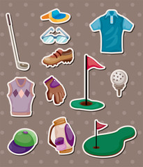 Wall Mural - golf stickers