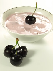 Wall Mural - Cherry dessert