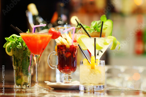 Obraz w ramie Colorful cocktails
