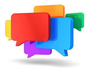 Poster - Social networking and chat concept