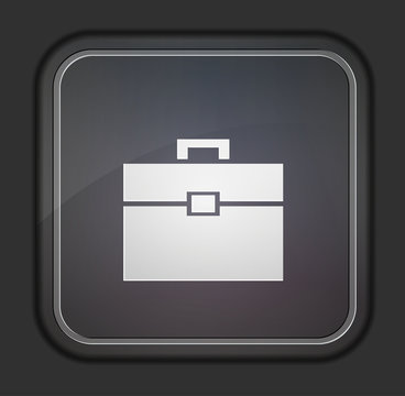 Vector version. Briefcase icon. Easy to edit