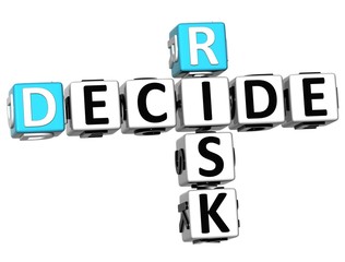 Poster - 3D Risk Decide Crossword