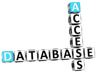 Poster - 3D Database Access Crossword