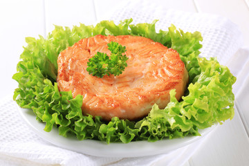 Poster - Pan fried salmon patty